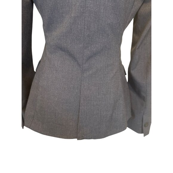 2/$30 ZARA Size 2 Basic Collection Blazer Jacket Dark Navy/Gray - Picture 13 of 14